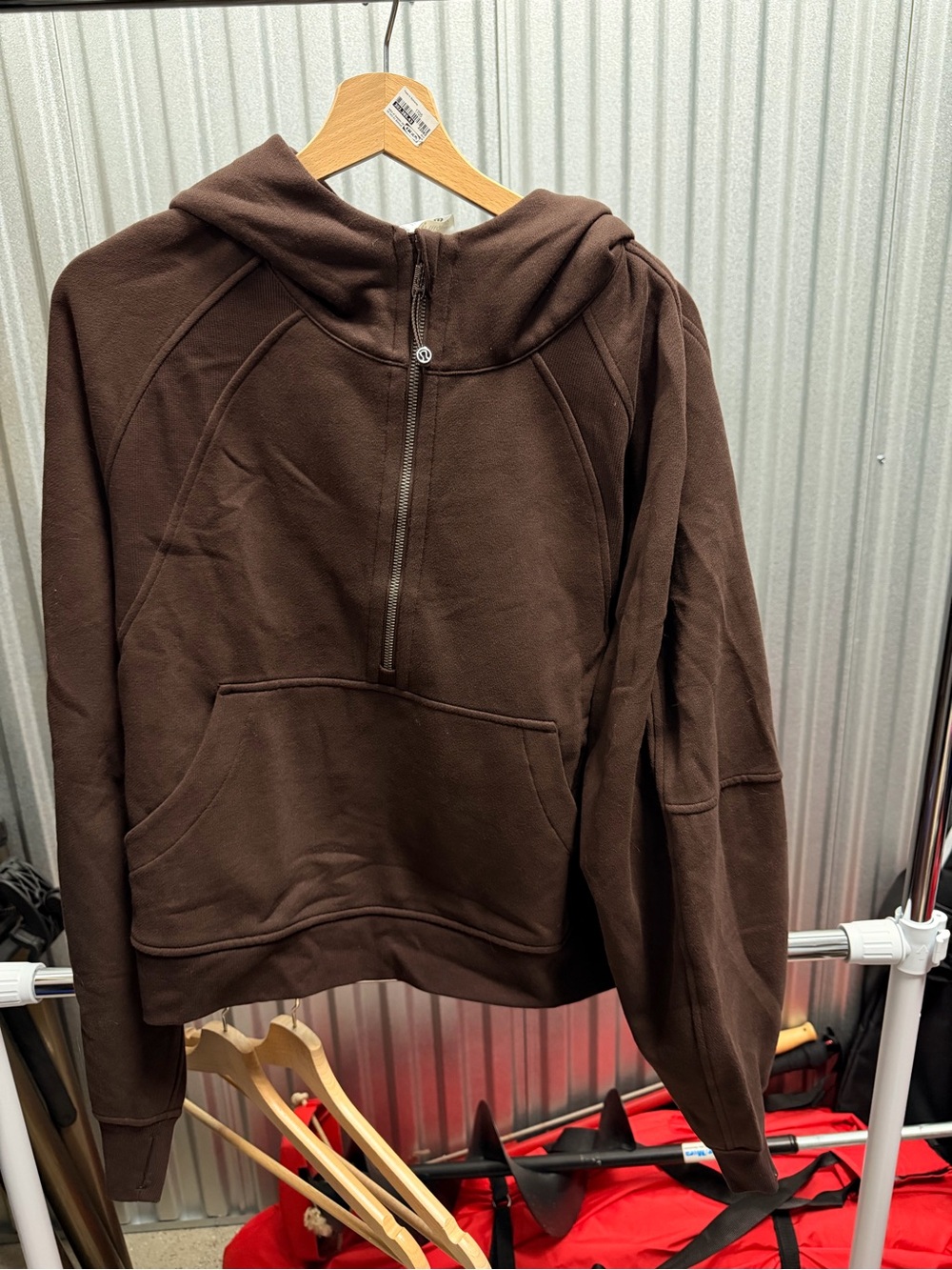 NWT Lululemon Scuba Oversized Half-Zip Hoodie - XL/XXL - Espresso